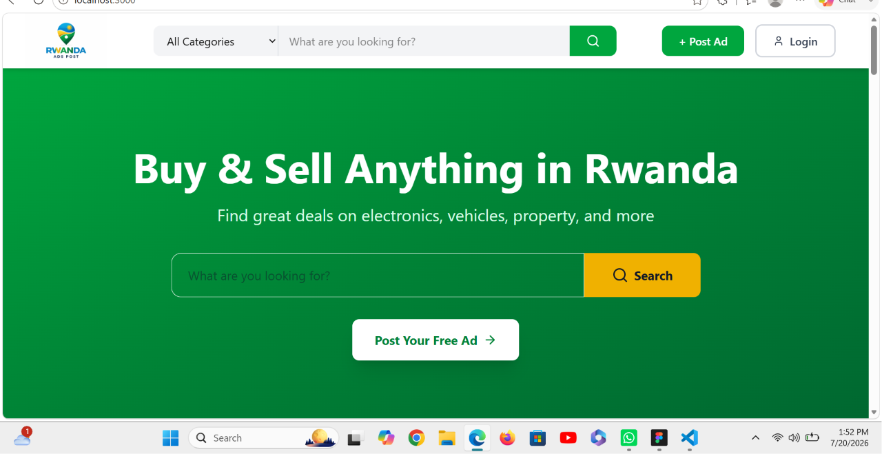Rwanda Ads Platform preview